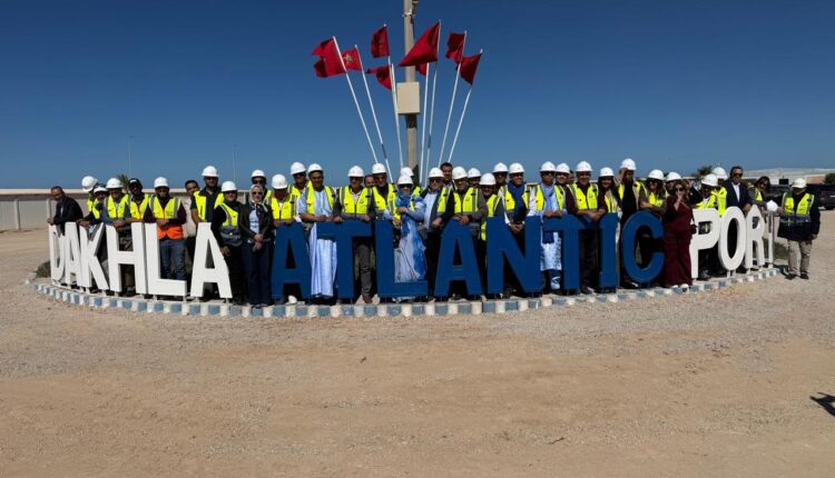 وفد من حزب التقدّم والاشتراكية يزور ورش ميناء الداخلة الأطلسي